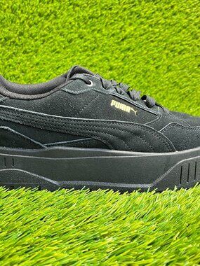 Puma Karmen II Idol Womens Size 9 Black Casual Suede Walking Shoes Sneakers